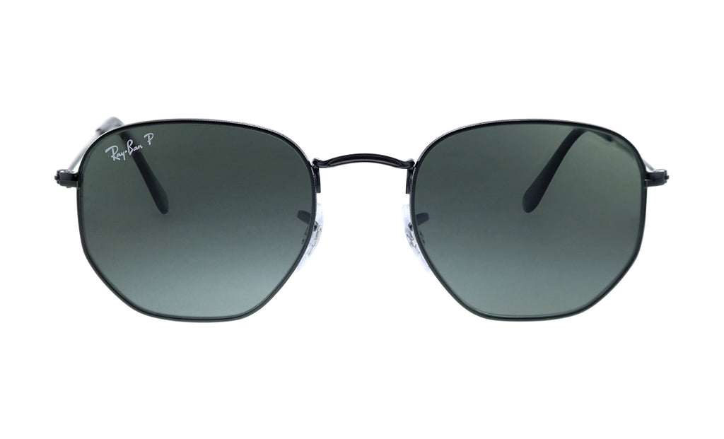 Ray-Ban RB3548N 002/58 Hexagonal Polarized Sunglasses