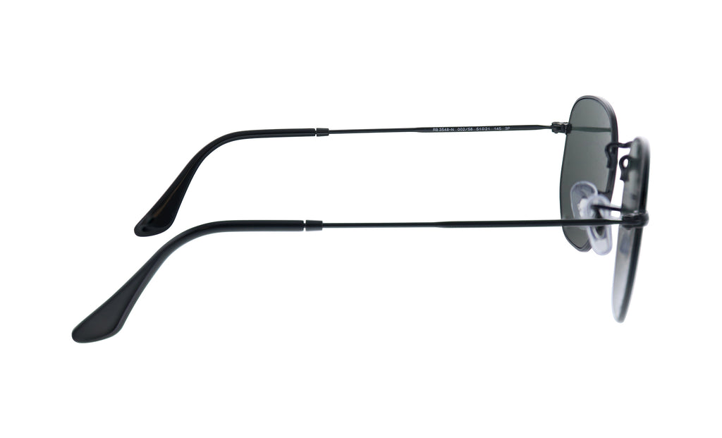 Ray-Ban RB3548N 002/58 Hexagonal Polarized Sunglasses