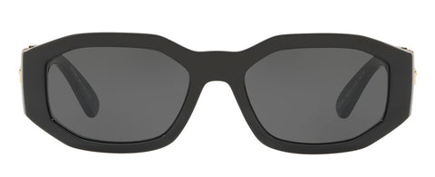 Versace Sunglasses VE4361 GB1/87 Black 53 mm Unisex Plastic Black