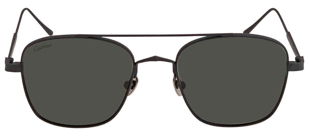 Cartier Eyewear - Aviator-Style Leather-Trimmed Gold-Tone Sunglasses - Gold  Cartier