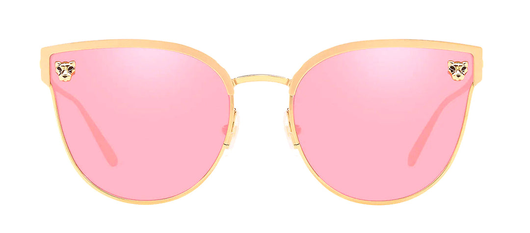 Cartier sunglasses pink online