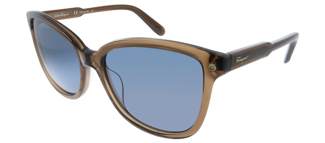 Salvatore Ferragamo store Sunglasses SF815S (210) Brown/Blue 56-17-140