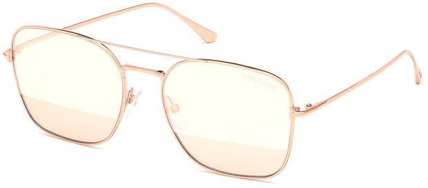OUTLET - Tom Ford FT0680 33Z Square Sunglasses