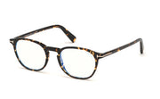 Tom Ford FT5583-B 056 Round Blue Light Eyeglasses