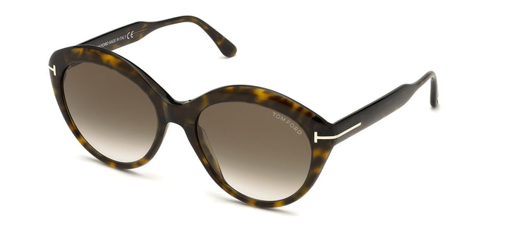 Tom Ford Maxine FT0763 52K Round Sunglasses
