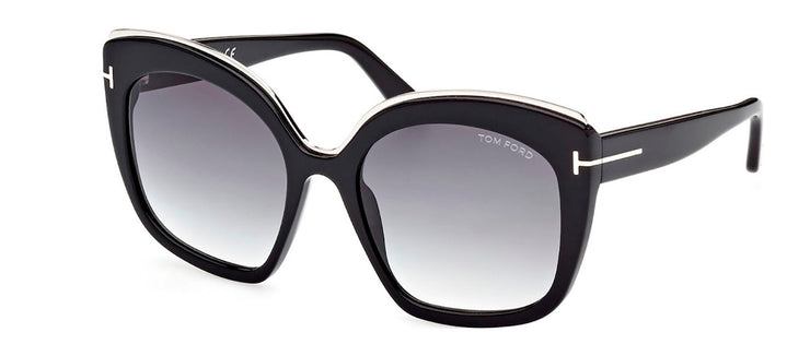 Tom Ford CHANTALLE W FT0944 01B Oversized Square Sunglasses