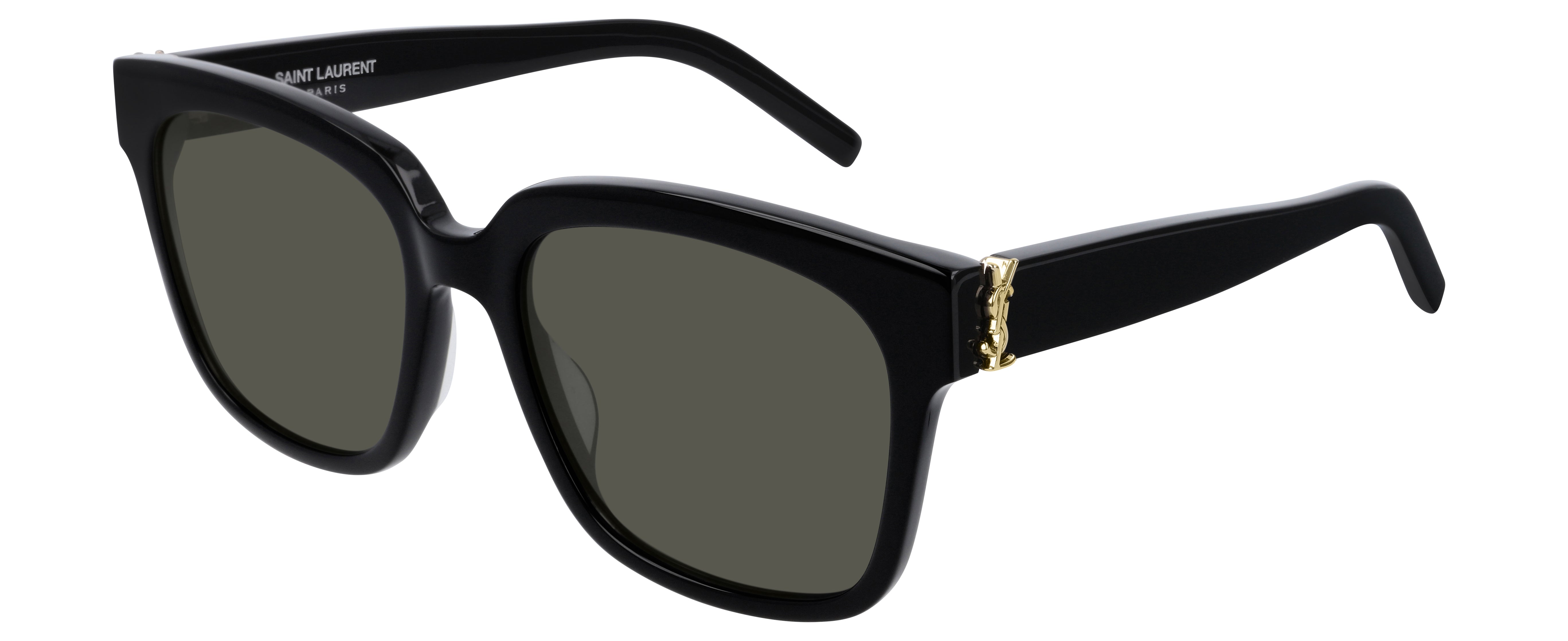 Saint Laurent Monogram SLM62 Sunglasses Men's Round Shades
