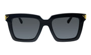 Bottega Veneta BV 1005S 001 Square Polarized Sunglasses