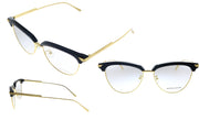 Bottega Veneta BV 1010O 001 Cat Eye Eyeglasses