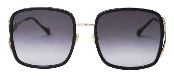 Gucci GG1016SK W 001 Oversized Square Sunglasses