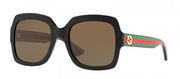 Gucci GG0036SN 002 Oversized Square Sunglasses