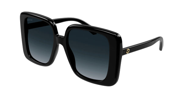 Gucci GG1326S 58 Grey & Black Sunglasses | Sunglass Hut USA