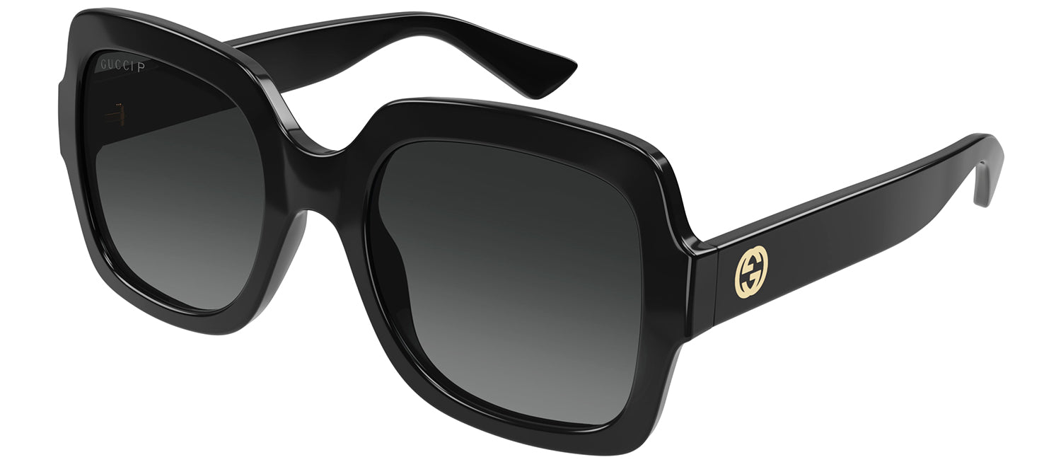 GUCCI Acetate Oversize Square Frame GG0435S Sunglasses Black 1318414 |  FASHIONPHILE