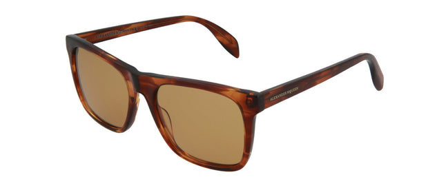 Alexander McQueen AM0112S 002 Flattop Sunglasses