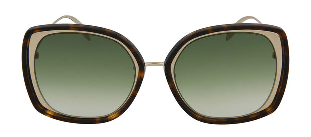 Alexander McQueen AM0151S 005 Rectangle Sunglasses