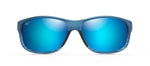 Maui Jim Kaiwi Channel MJ B840-03S Wrap Polarized Sunglasses
