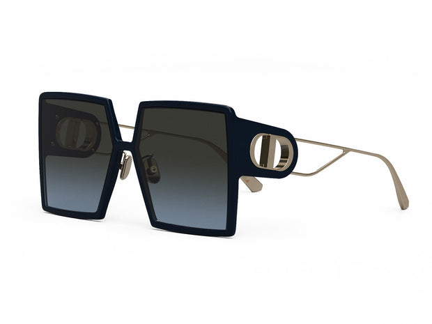 30Montaigne Blue Oversized Square Sunglasses