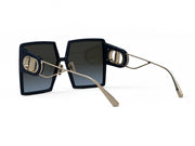 30Montaigne Blue Oversized Square Sunglasses