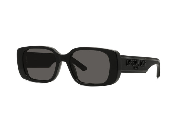Wildior S2U Black Low Rectangular Sunglasses