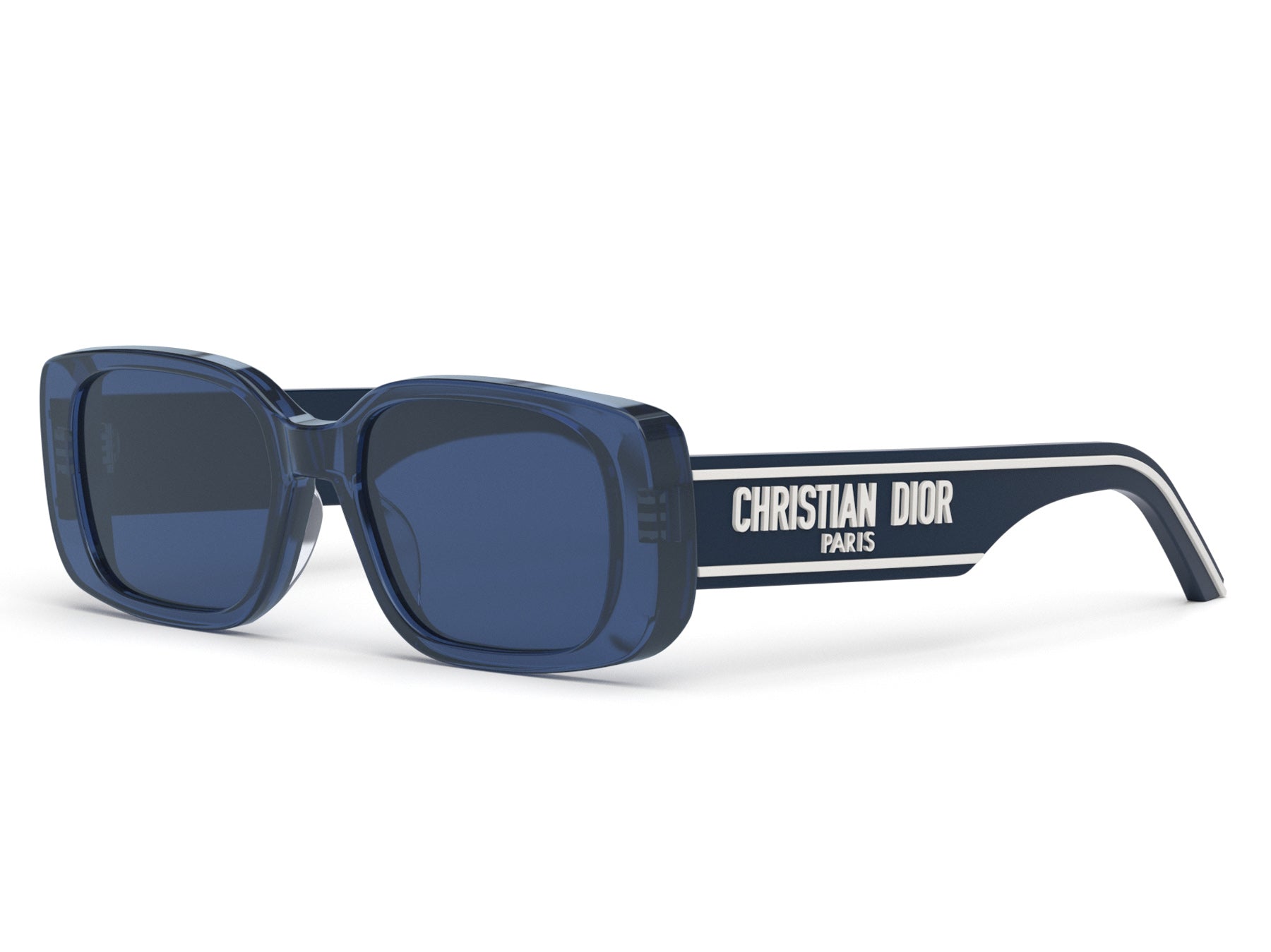 Dior Blue Mirror Logo Square Mens Sunglasses DIORB23 S2F 50B8 58