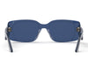WILDIOR S2U Blue Rectangle Sunglasses