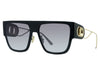 30MONTAIGNE S3U Black Rectangle Sunglasses