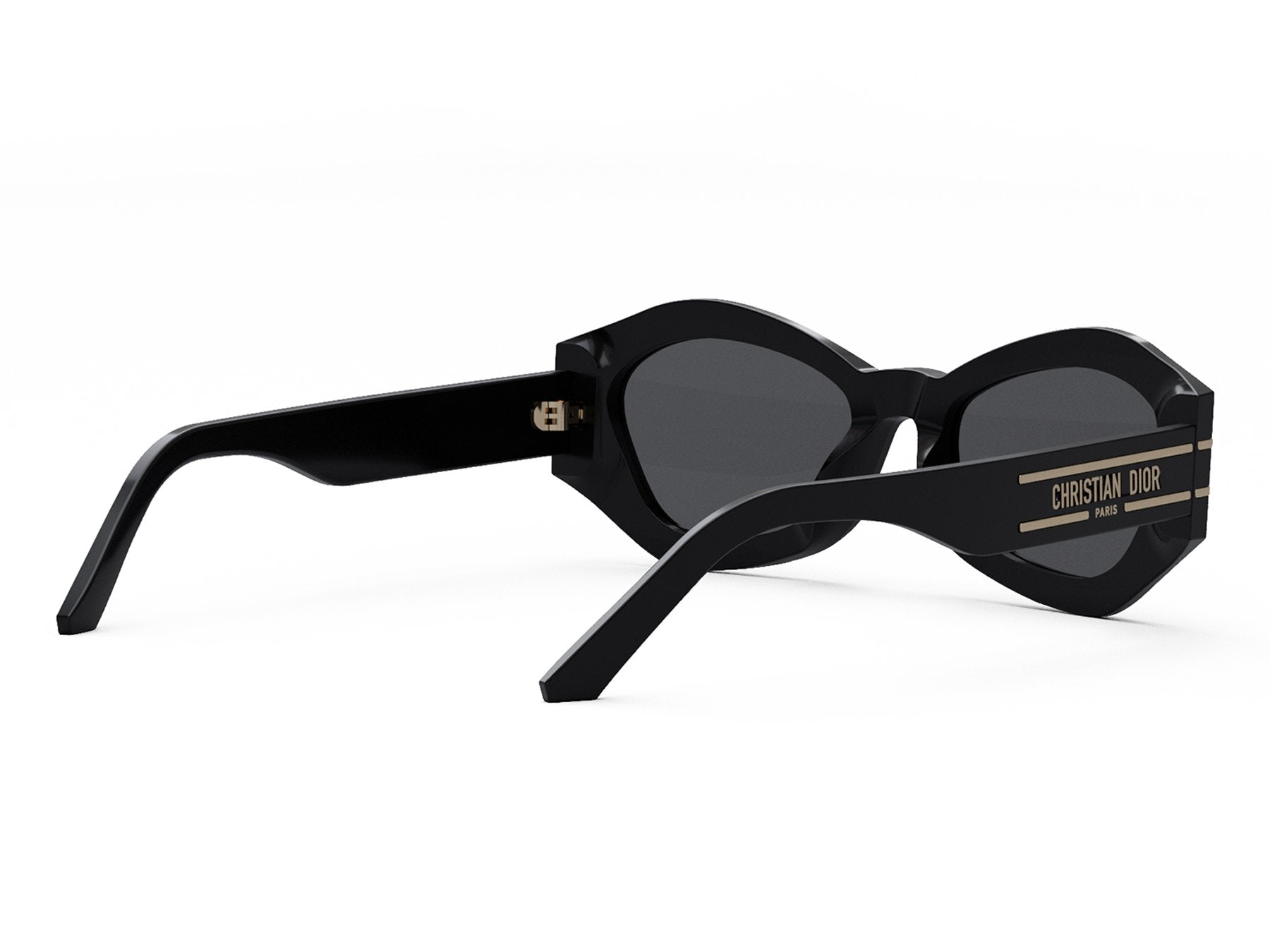 DIORSIGNATURE B1U Black Geometric Sunglasses