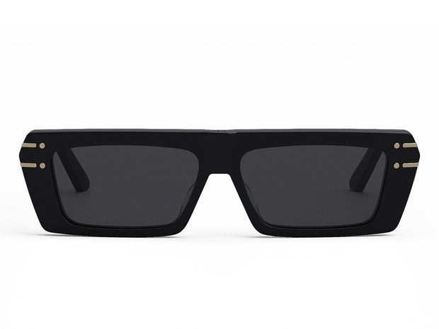 Louis Vuitton LV Rise Square Sunglasses Black Acetate & Metal. Size E