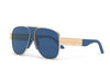 DIORSIGNATURE A3U Gold Aviator Sunglasses