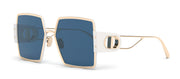 30MONTAIGNE S4U Gold Oversized Square Sunglasses