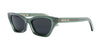 DIORMIDNIGHT B1I Green Cat Eye Sunglasses