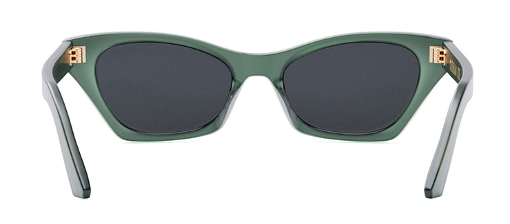 DIORMIDNIGHT B1I Green Cat Eye Sunglasses