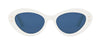 DIORPACIFIC B1U White Cat Eye Sunglasses