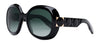 Dior LADY 9522 R2I CD 40114 I 01B Oval Sunglasses