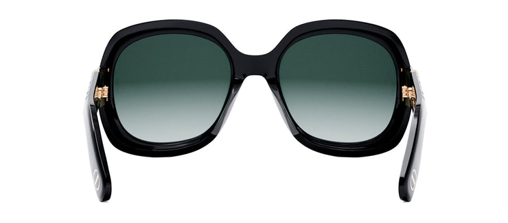 LADY 9522 R2I Black Oval Sunglasses
