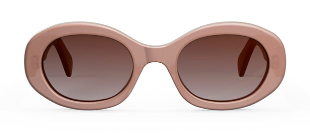Celine TRIOMPHE CL40194 UN 45F Oval Sunglasses