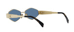 Celine METAL TRIOMPHE CL 40254U 30N Geometric Sunglasses