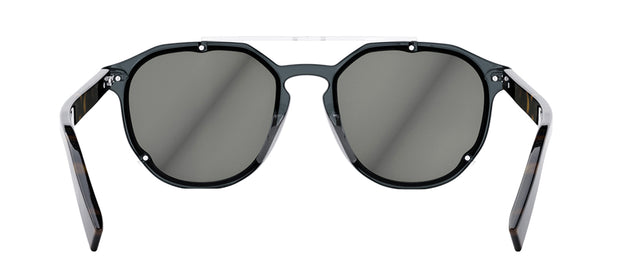 DIORBLACKSUIT RI Black Round Sunglasses