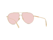 DiorBlackSuit AU Gold with Crystal rim Pilot Sunglasses