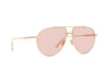 DiorBlackSuit AU Gold with Crystal rim Pilot Sunglasses