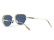 NEODIOR DM40024U Gold Aviator Sunglasses