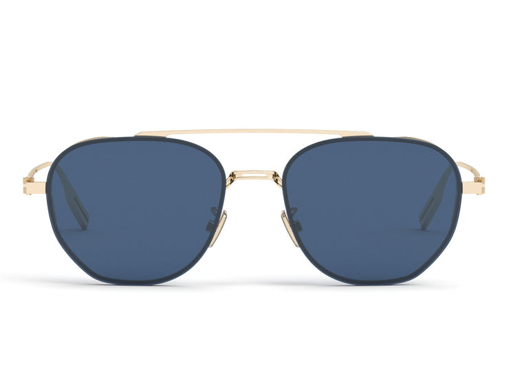 NEODIOR RU Gold Aviator Sunglasses