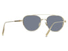 NeoDior RU Gold Round Sunglasses