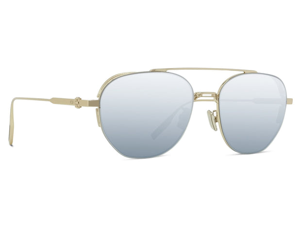 NeoDior RU Gold Round Sunglasses