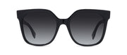 Fendi LETTERING  FE40007I 01B Cat Eye Sunglasses