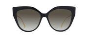 Fendi BAGUETTE  FE40011U 01F Geometric Sunglasses