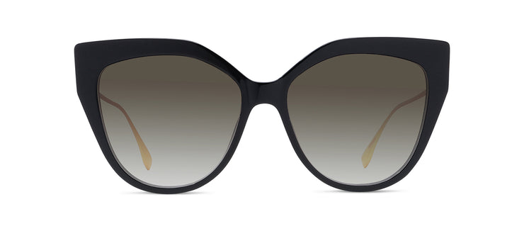 Fendi FENDI FE40042U FE 40042U 01C Black/Silver Sunglasses 59-11-145