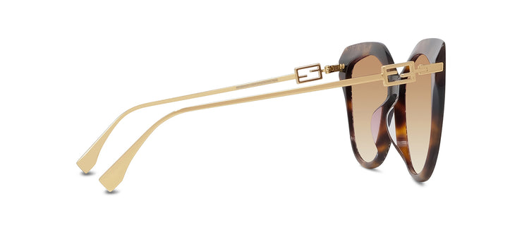 Fendi BAGUETTE  FE40011U 55T Cat Eye Sunglasses