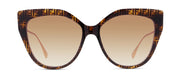 Fendi BAGUETTE FE 40011U 55T Cat Eye Sunglasses