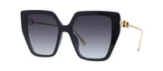 Fendi BAGUETTE FE 40012U 01B Butterfly Sunglasses